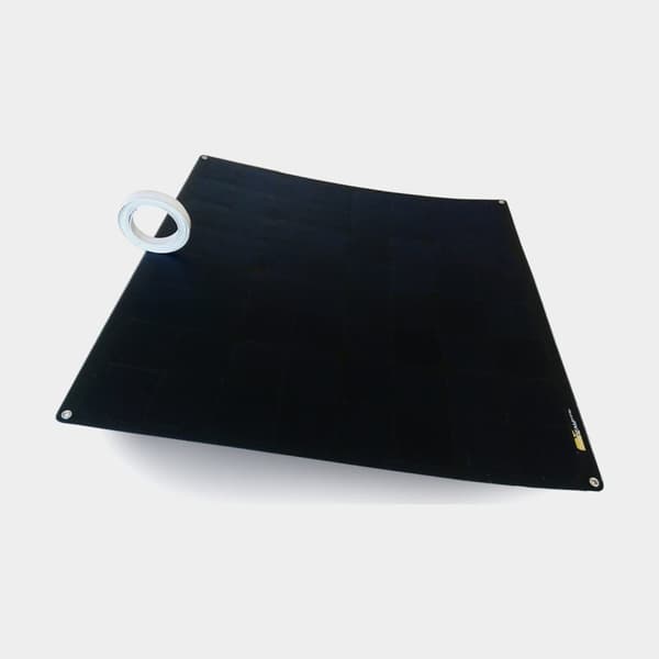 Flexibel solcell Sunbeam Tough Black 55W Flush, 55.4 W, monokristallin, 12 V, 540 x 540 mm