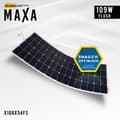 Miniatyrbild 3 av 6: Flexibel solcell Sunbeam Maxa 109W Flush, 109.1 W, monokristallin, 12 V, 1060 x 540 mm