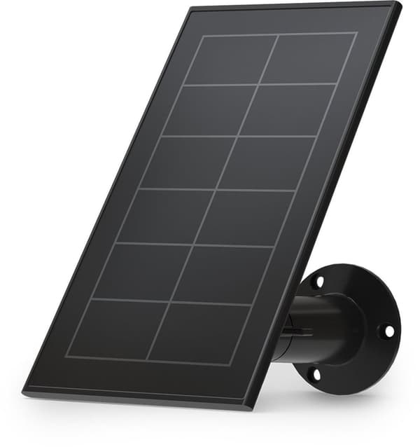 Arlo Essential Solar Panel Sort - SOLAR PANEL - Arlo Certificeret Tilbehør - Kompatibel med Arlo kameraer - Velegnet til Arlo Essential, Essential XL