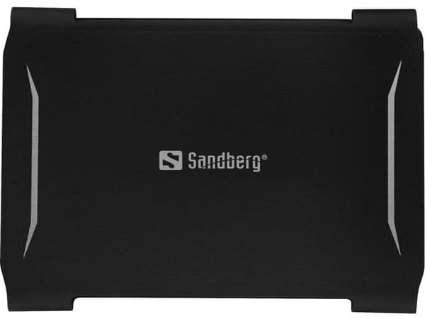 Sandberg - Solladdare - 40 Watt - QC 3.0 - 3 utgångsportar (USB, DC-kontakt 5,5 x 2,1 mm, USB-C) - till kabel: USB, USB-C, DC-kontakt 5,5 mm (innerdia
