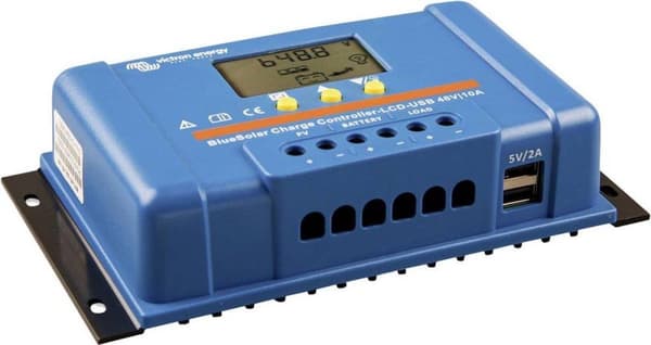 Victron Energy Blue-Solar PWM-LCD&USB laderegulator PWM 12 V, 24 V, 48 V 30 A (SCC040030050)