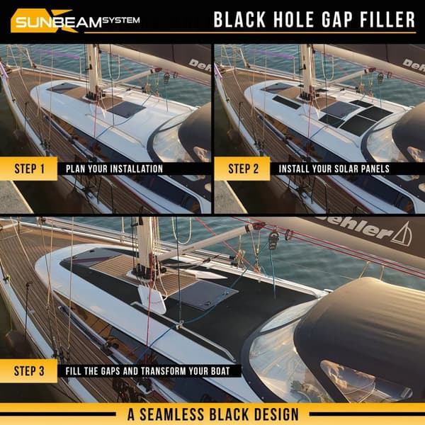 Täckmaterial Sunbeam Tough+ Black Hole Filler, 1060 x 540 mm
