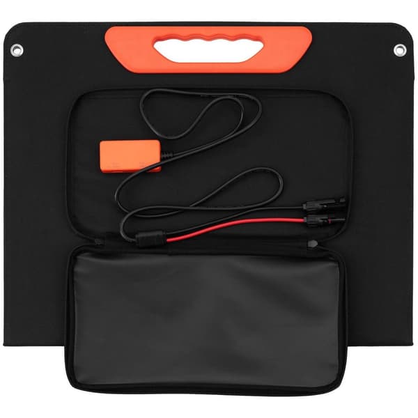 MSW Bärbar solpanel - Hopfällbar - 60 W - 2 USB-anslutningar