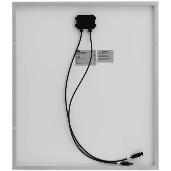 MSW Monokristallin solpanel - 100 W - 22.46 V - med bypass-diod