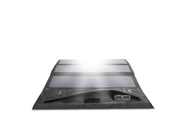 SBS bærbart solcellepanel 21W sort