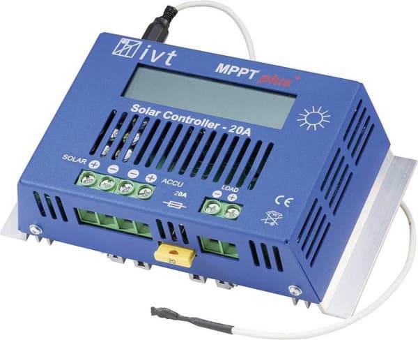 IVT aurinkolatausohjain 12 V, 24 V 20 A MPPTplus 20A (200036)