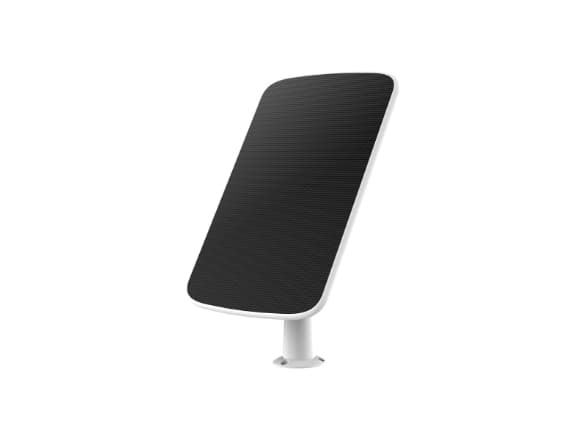 EZVIZ Solar Charging Panel E, 6,18 W, 6 V, 1030 mA, Monokrystallinsk silisium, Sort, IP65