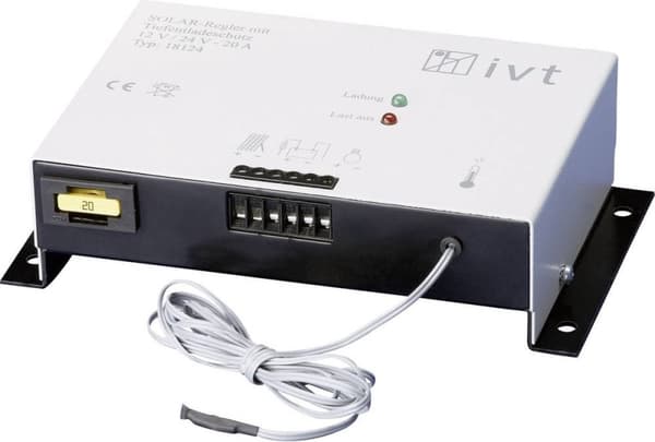 IVT Shunt Solar latausohjain PWM 12 V, 24 V 20 A