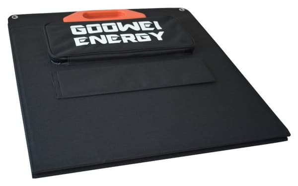 GOOWEI ENERGY Solární panel skládací SN-ME-SC200W 200W pro nabíjení NTB DC konektorem, USB A a C porty