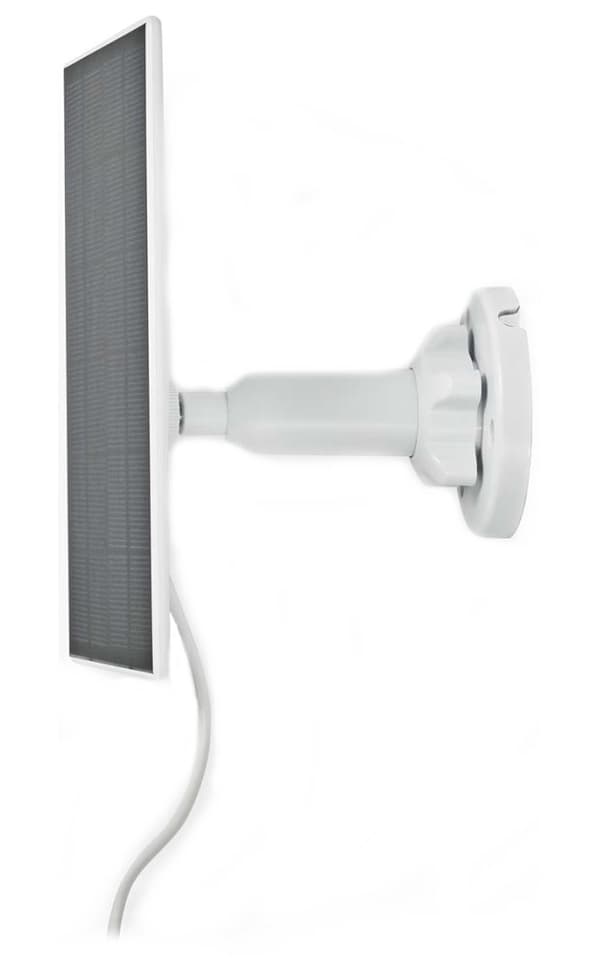 NEDIS solární panel/ 5,3 V DC/ 0,5 A A/ micro USB/ délka kabelu 3 m/ příslušenství pro WIFICBO30WT/ černý