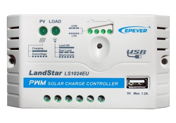EPEVER LS1024EU solární PWM regulátor 12/24V, 10A, vstup 30V/50V