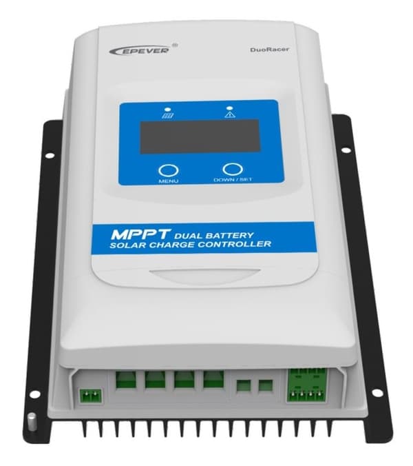EPEVER DR3210-DDS solární MPPT regulátor 12/24 V, DuoRacer 30A, vstup 100V