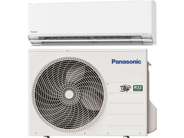 Panasonicin lämpöpumppu split HZ25ZKE koostuu CS-HZ25ZKE:stä ja CU-HZ25ZKE:stä, SCOP 5.3 A+++ R32-kylmäaineesta ja sisäänrakennetusta Wifi-moduulista