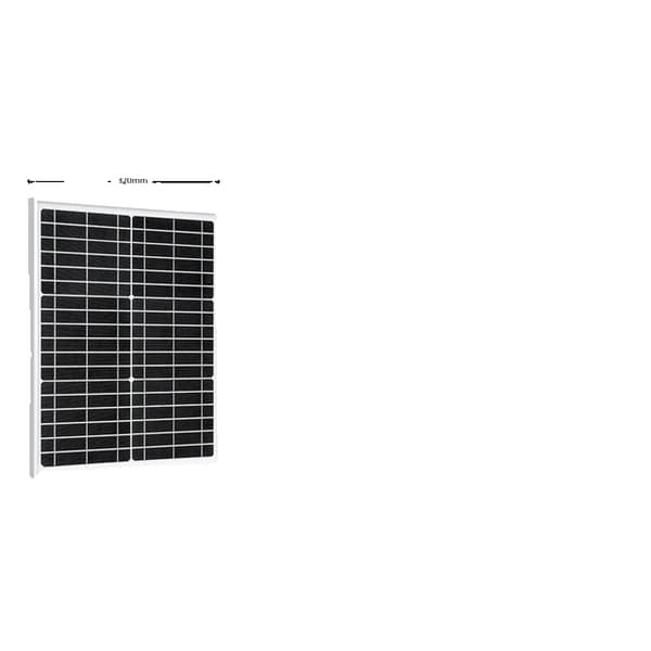 Mono Solcellepanel, 10W, 18V, 20W