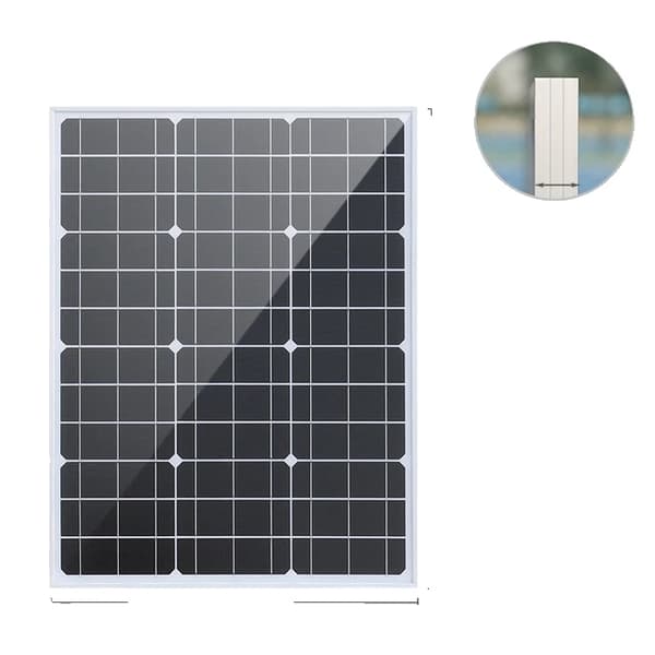 Mono Solcellepanel, 10W, 18V, 20W