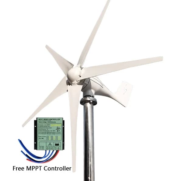 Vindmølle generator, 3000W effektudgang, gratis MPPT-controller, 24V, Gratis MPPT-controller, 3000W