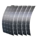 Miniatyrbild 1 av 2: Bärbar solpanel, flexibel design, monokristallinsk kisel, 100w solpanel kit