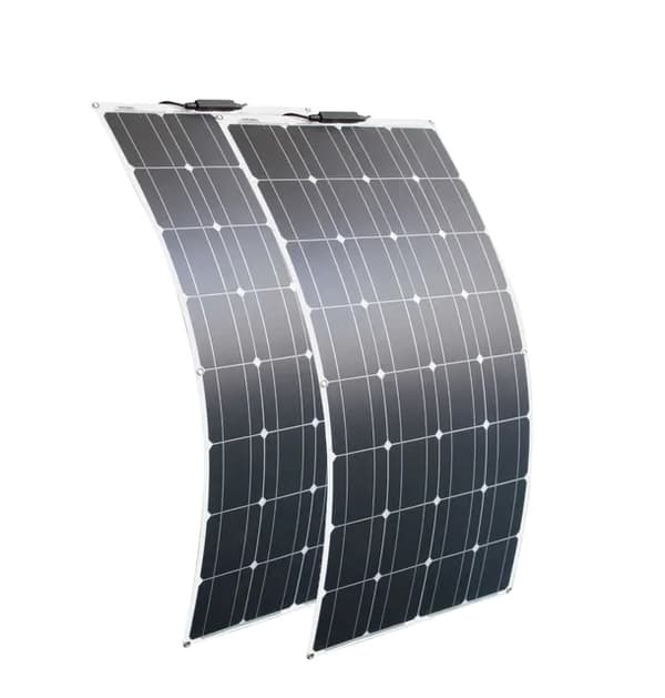 Joustava aurinkopaneeli, 100w ja 200w vaihtoehdot, sisältää aurinkosäätimen kaapelin., 2kpl 100W