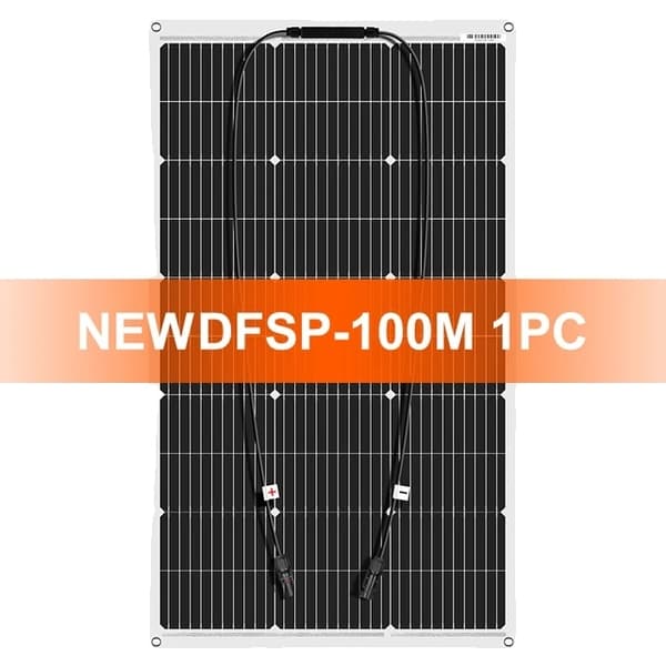 Fleksibelt solcellepanel, vandtæt, 12V solbatteripakke, 1PC NY 1PC NEW