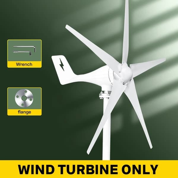 Vindturbin generator, 2000w effektutgång, fri energiproduktion, 24V, Endast Vindkraftverk, 2000W