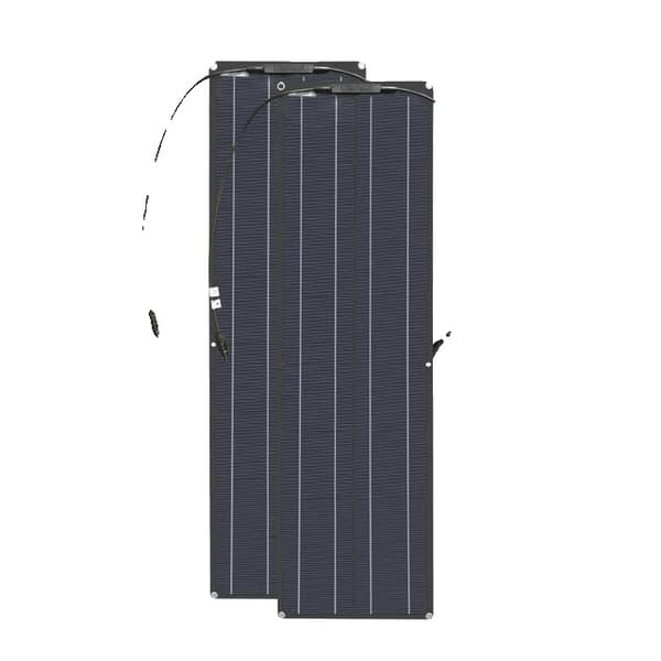 Fleksibelt solcellepanel, monokrystallinsk silicium, 12v batterioplader, 50W 16V