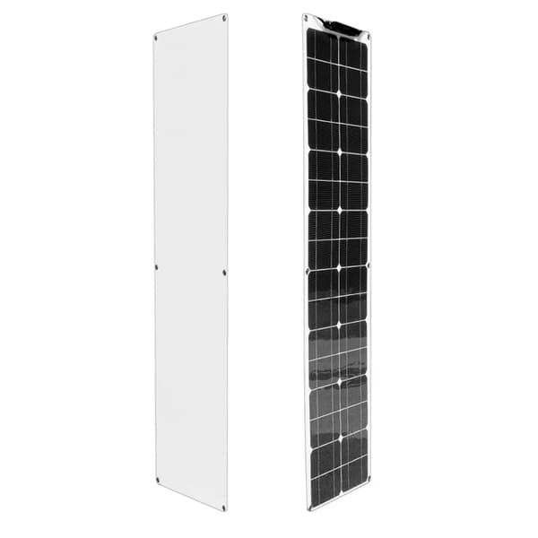 Joustava aurinkopaneeli, monokristallinen pii, 12V akkulaturi, 50W 16V