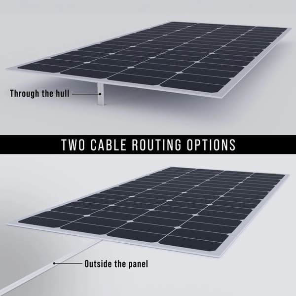 Flexibel solcell Sunbeam Tough+ Black 61W Flush, 60.5 W, monokristallin, 12 V, 540 x 540 mm