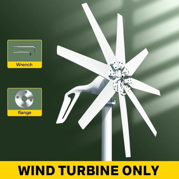 Vindkraftverk Turbin Generator, MPPT Kontroller, Låg Ljudnivå, 24V, Off Grid System, 1000W
