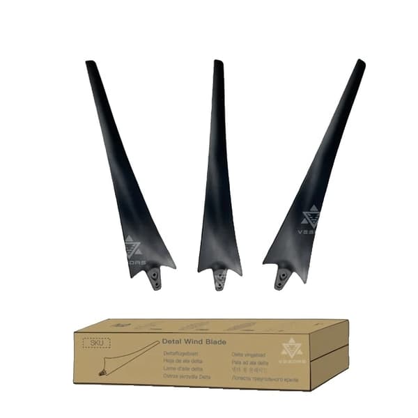 Vindmølle generatorblad, høj kulstof fiber, Delta Flügel, 6 hjulnav