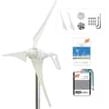 Miniatyrbillede 2 af 2: Vindmølle generator, 400W effektudgang, LED-indikatorcontroller, 12V, 3 blade, sort med controller
