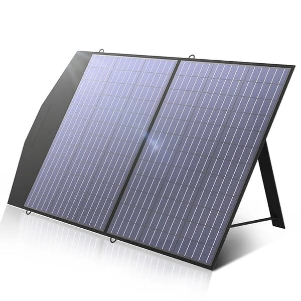 Solcelle, Foldbart Design, Kompatibel med Flere Strømstationer, 140W solpanel