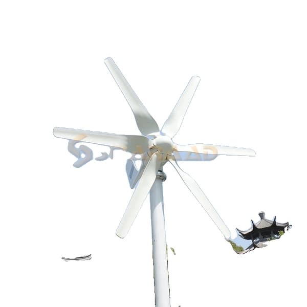 Vindmølle generator, 3000w effektudgang, gratis grøn energiløsning, 24V, Med gratis kontrol, 3000W 6 Blade