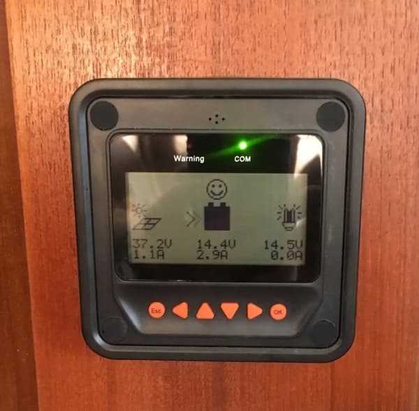 Display till solcellsregulator Sunbeam MoonRay External, passar MoonRay 160 &amp; 320