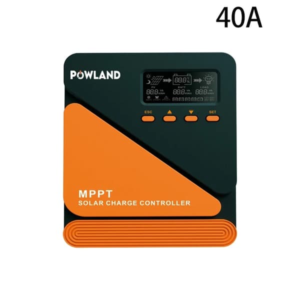 MPPT Solcelleoplader Controller, Høj Opladningsstrøm, LCD Display, 60A