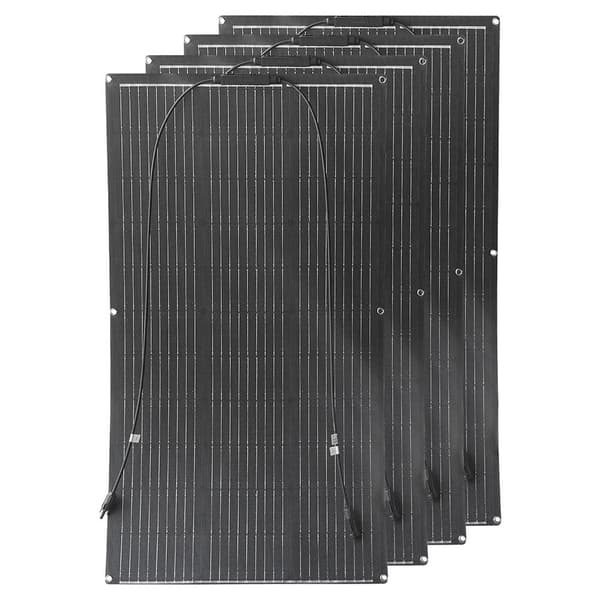 ETFE Fleksibelt Solpanel, 100W Strøm, Høj Effektivitet 21,8%,ETFE 200W