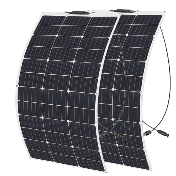 Fleksibelt solpanel kit, 100W/200W, Høj effektivitet monokrystallinske celler,200W Solpanel