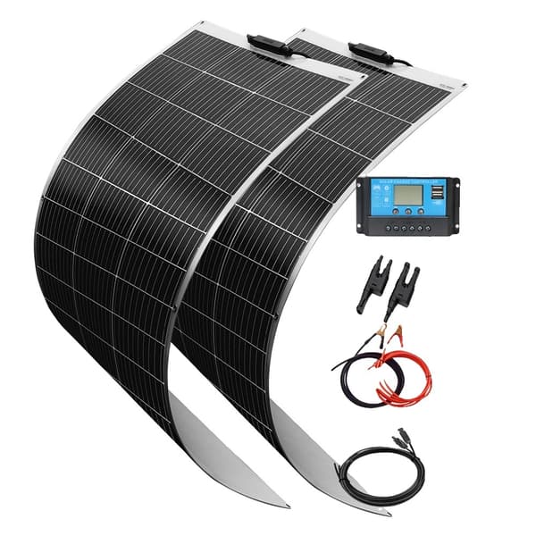 Joustava aurinkopaneelisarja, korkea hyötysuhde 24%, kevyt muotoilu,12V 120W Aurinkosarja 240W solar kit