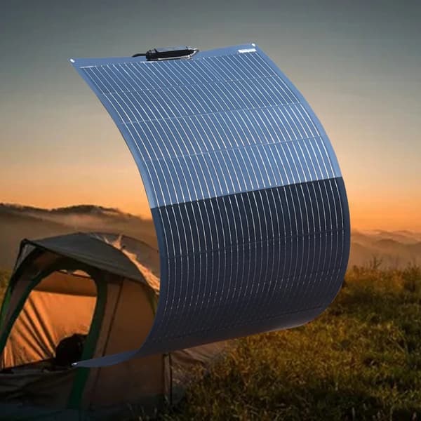 Joustava aurinkopaneeli, 100W teho, 21% tehokkuus,200w 2kpl 100w musta