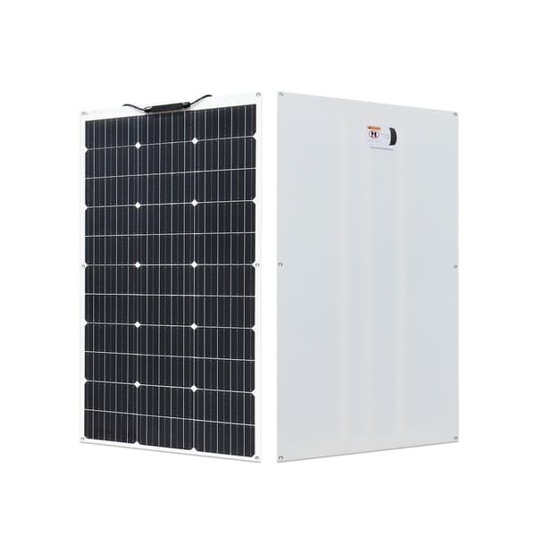 Fleksibelt solpanel 240W, Effektiv opladning til 12V batterier, Dobbelt USB-porte,240W 2PCS 120W240W 2 stk. 120W
