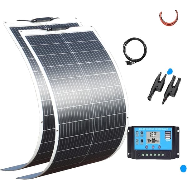 Joustava aurinkopaneeli, 100 W teho, monokiteinen materiaali,200w 2kpl 100w 240w 2pcs 120w kit
