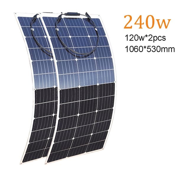 Joustava aurinkopaneelisarja, 200W teho, kevyt muotoilu,PET 300W 2KPL 150W
