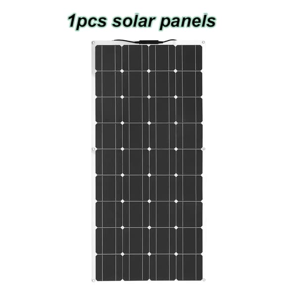 Fleksibel Solpanel, Høj Effektivitet 21%, Letvægtsdesign,1 stk solpanel