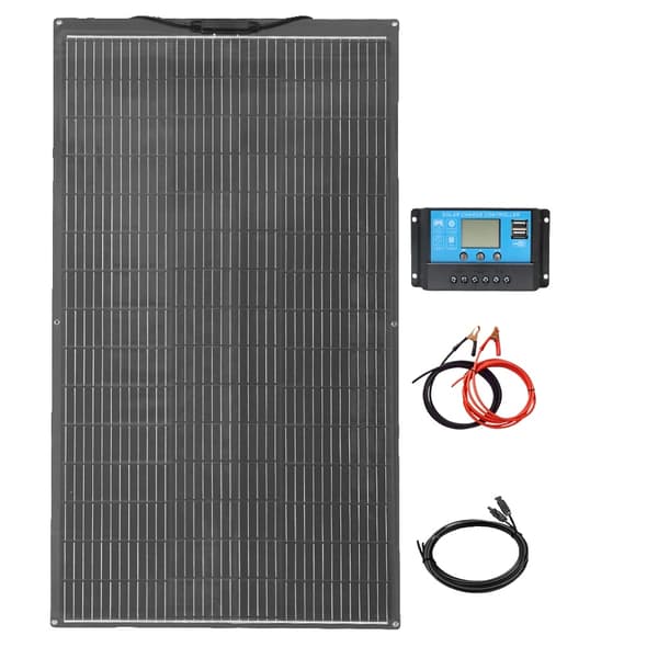 Fleksibel solpanel, 200W effektudgang, vandtæt IP67 vurdering,200W solkit