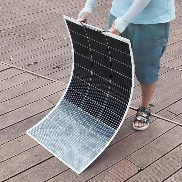 Flexibelt solpanelskit, 12v batteriladdare, 2st monokristallin, 140W 1140x530mm