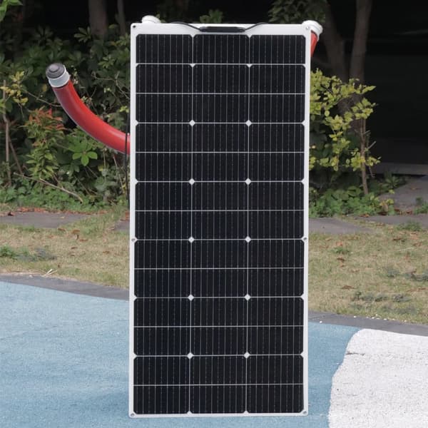 Fleksibelt solpanel kit, 300W effekt, 2 stk. monokrystallinske, 150W mulighed,140W 1140x530mm