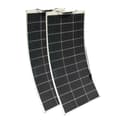 Miniatyrbild 1 av 2: Flexibelt solpanelset, 300W effekt, 2 stycken monokristallina, 150W alternativ,300W 2st 150W