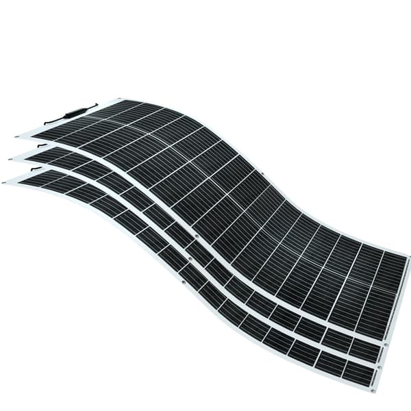 100W Fleksibelt Solpanel, Høj Effektivitet Monokrystallinsk, Ultra-Let Design,300W-3x100w