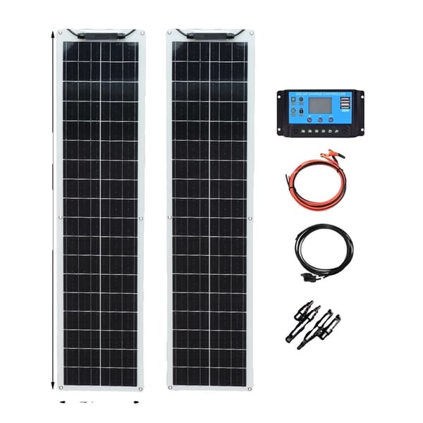 Flexibel solpanel, hög effektivitet 24%, lättviktsdesign,100W Solarkit