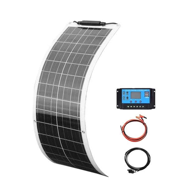 Joustava aurinkopaneeli, korkea hyötysuhde 24%, kevyt muotoilu,12V50W Solarkit