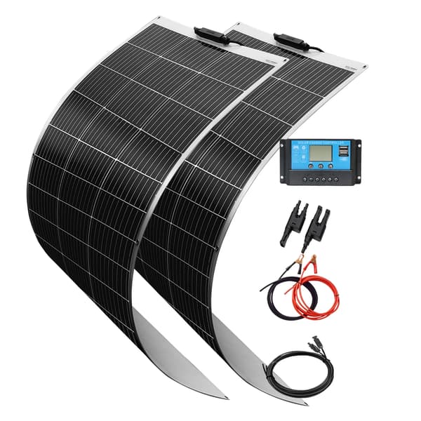 Joustava aurinkopaneeli, 120W teho, 12V jännite, korkea tehokkuus,240W aurinkopaketti